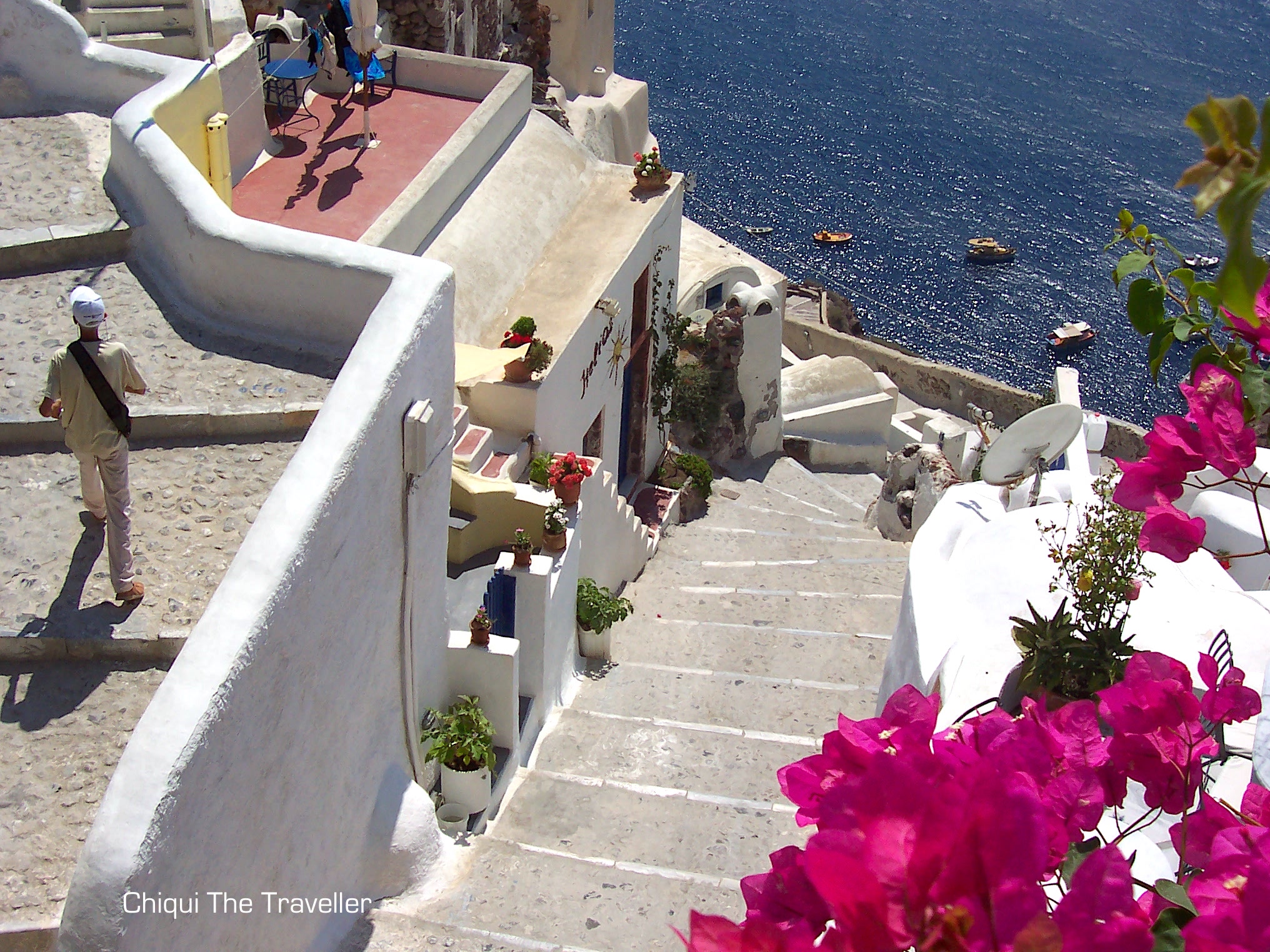 Calles de Santorini