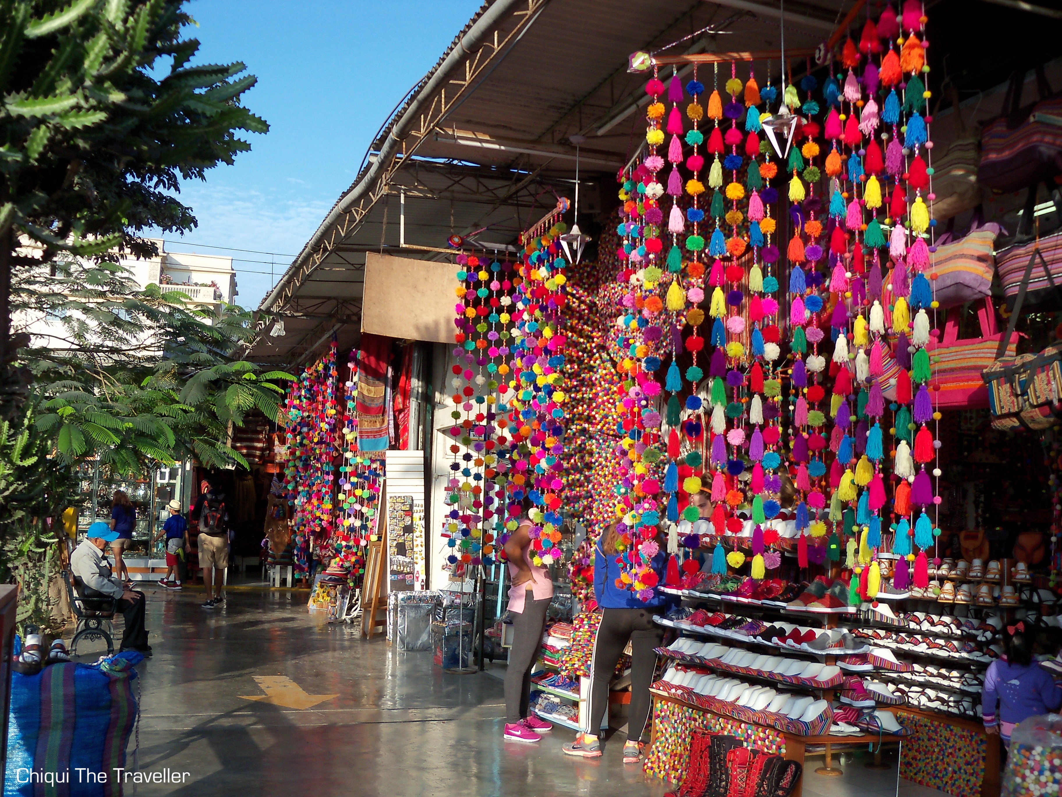 Mercado artesanal Lima Perú