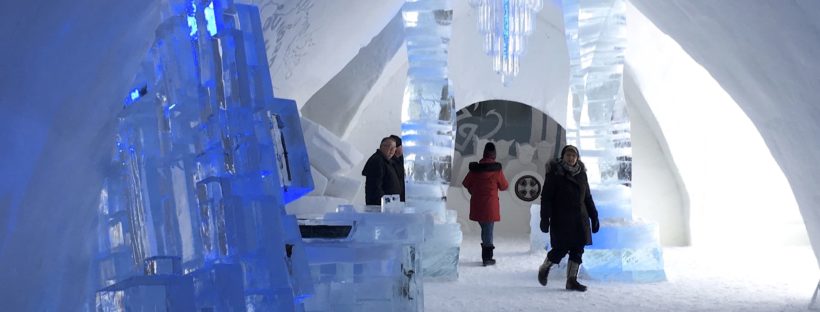 Hotel de Glace Quebec Canada Hall